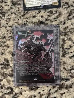 BRAND NEW MtG: Doubling Season (Borderless) TMNT Source Material Foil - Image 1