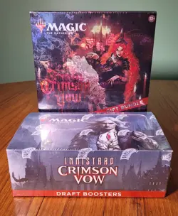 MTG Innistrad Crimson Vow Draft Booster Box & Gift Bundle (Collector Pack!) NEW - Image 1