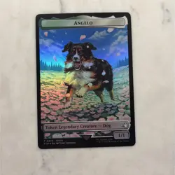 Angelo Darkstar Double-Sided Token - T - FINAL FANTASY #19 20 - NM Foil - Image 1