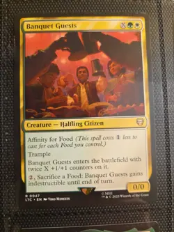 Banquet Guests X1 LTC MTG Commander Lord Of The Rings B1 - Image 1