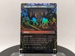 MTG The Last Ronin's Technique BORDERLESS FOIL #0223 TMNT Uncommon NM - Image 1