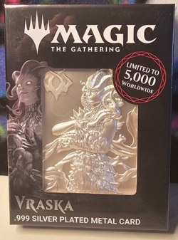 Magic the Gathering Limited Edition .999 Silver Plated Vraska Ingot - Image 1