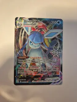 Pokemon TCG Evolving Skies #041/203 Glaceon VMAX Holo LP - Image 1
