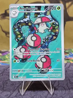 Pokemon TCG Amoonguss 096/086 SV: Black Bolt Illustration Rare Holo English NM - Image 1