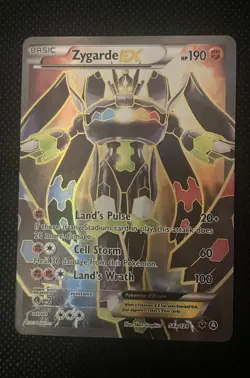 Pokemon Zygarde EX Promo Alternate Art Holo 054A/124 190 HP Land's Pulse - Image 1