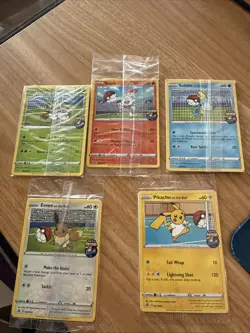 Pokemon Futsal On The Ball Football set, 5 Promo cards all Sealed - Image 1