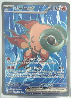 Pokemon TCG - Holofoil Chi-Yu ex Ultra Rare 234/193 NM PAL - Image 1