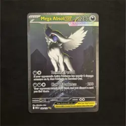 Pokemon Mega Absol EX Holo Rare 180/132 Full Art SIR Mega Evolution NEAR MINT - Image 1