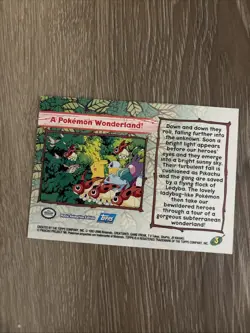 Blue Label Topps - Pokemon The Movie 2000 A Pokemon Wonderland! #3 NM - Image 3