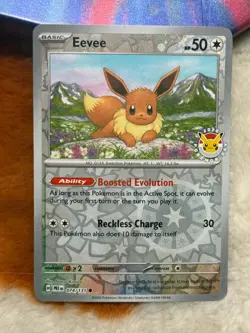 Eevee - (Pokemon Day 2025) (Reverse Cosmos Holo) 074/131 Holofoil NM - Image 1