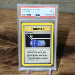 1999 POKEMON GAME BASE SET #80 DEFENDER PSA 9 MINT - Image 1
