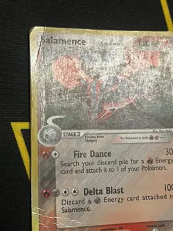 Pokemon Salamence 14/113 Ex Delta Species Reverse Holo - HP/DMG - Image 3