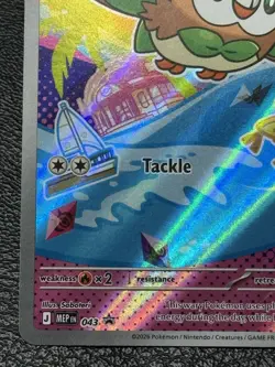 Rowlet MEP 043 Promo - Illustration Rare - Pokemon TCG: 30th Anniversary - NM - Image 5