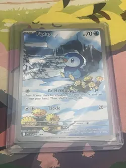 Pokemon TCG - Piplup Illustration Rare - Phantasmal Flames 98/94 - NM - Image 1
