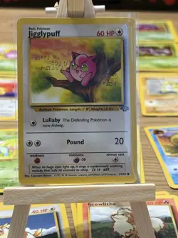 Pokemon TCG Jigglypuff Jungle 54/64 Regular Unlimited Common Vintage WOTC LP - Image 1