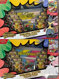 Pokemon Ascended Heroes Premium Poster Collection Set of 2! Factory Sealed - Image 2