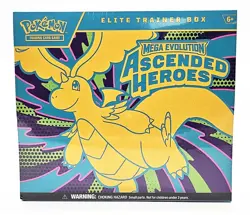 Pokemon TCG Mega Evolution Ascended Heroes Elite Trainer Box ETB Factory Sealed - Image 1