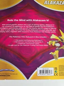 Pokemon TCG Alakazam V Box Factory Sealed - Image 3
