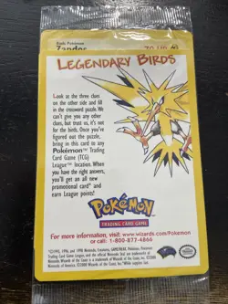 POKEMON SEALED ALL 3 Movie Promo Legendary Birds MOLTRES ARTICUNO ZAPDOS WOTC - Image 4
