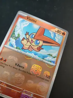 Pokemon Victini MASTER BALL Reverse Holo Rare #012/086 SV Black Bolt *HIGH GRADE - Image 3