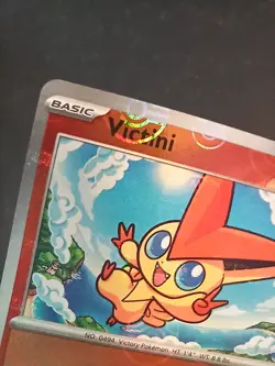 Pokemon Victini MASTER BALL Reverse Holo Rare #012/086 SV Black Bolt *HIGH GRADE - Image 5