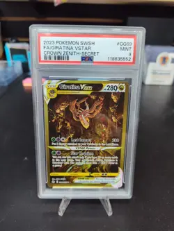 2023 Pokemon SWSH FA/Giratina VStar Crown Zenith Secret #GG69 PSA 9 MINT - Image 1