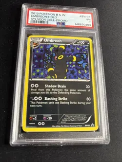 2013 Pokemon B&W Sylveon Coll. Promo BW93 Umbreon Holo PSA 7 - Image 1