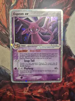 Pokemon EX UNSEEN FORCES - #102/115 Espeon ex - ENG - Ultra Rare Holo - HP - Image 1