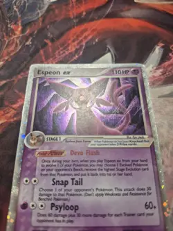 Pokemon EX UNSEEN FORCES - #102/115 Espeon ex - ENG - Ultra Rare Holo - HP - Image 2