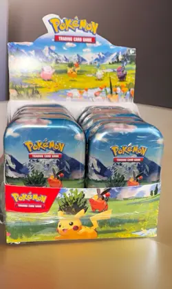 Pokemon TCG Ascended Heroes MINI TIN DISPLAY BOX Sealed 10x Tins SHIPS FAST - Image 1