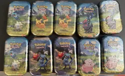 Pokemon TCG Ascended Heroes MINI TIN DISPLAY BOX Sealed 10x Tins SHIPS FAST - Image 3