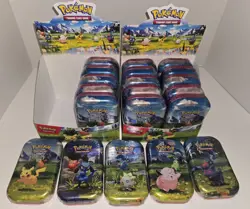 Pokemon Tcg Ascended Heroes Mini Tins Display Box Of 10 X2 Tins All New - Image 3