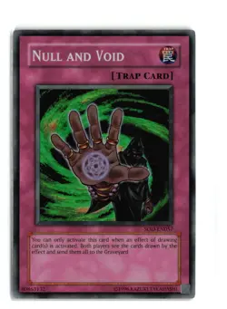 NULL AND VOID SOD-EN057 UNLIMITED Yugioh TCG LP-MP - Image 1