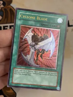 Cyclone Blade POTD-EN043 Ultimate Rare Unlimited YuGiOh! NM EURO - Image 2