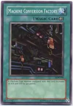 Yugioh! Machine Conversion Factory - LOB-096 - Common - 1st Edition Near Mint, E - Image 1