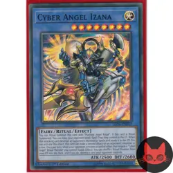 Yugioh Cyber Angel Izana LED4-EN012 Super Rare 1st Edition NM - Image 1