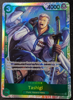 OP10-032 Tashigi : Super Rare English One Piece TCG Card : OP10: Royal Blood - Image 1