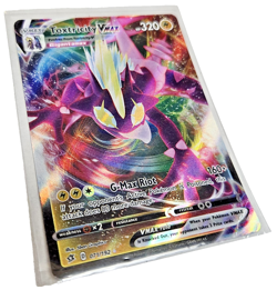 Pokemon TCG Card SWSH Rebel Clash Ultra Rare Holo Toxtricity VMax 071/192 - Image 1