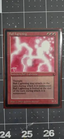 Magic the Gathering Ball Lightning the Dark Regular Card LP Condition - Image 1