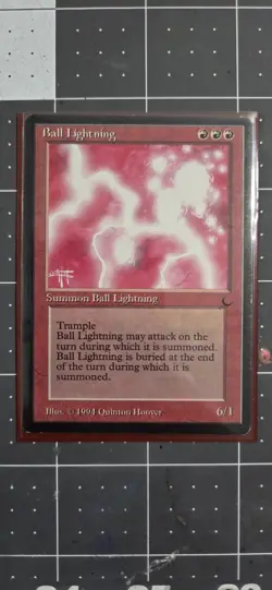 Magic the Gathering Ball Lightning the Dark Regular Card LP Condition - Image 2