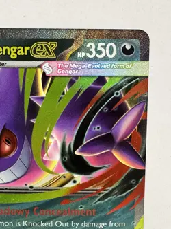 Mega Gengar ex 056/094 Phantasmal Flames Double Rare Holo Pokemon Card NM - Image 3
