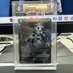 BGS 10 ⭐ Mecha Frieza Championship Pack 2021 Card Super DBS Z DBZ Heroes - Image 1