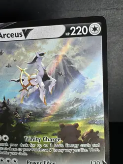 Pokemon Card Arceus V SWSH204 Alternate Art Full Holo Promo NM - Image 5