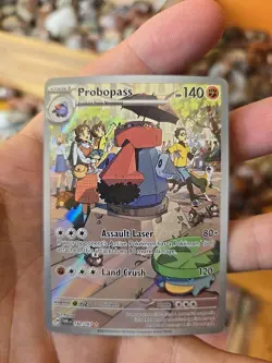 Probopass Twilight Masquerade Holo Illustartion Rare Pokemon TCG Card 182/167 - Image 1