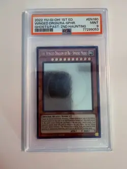 Yu-Gi-Oh Winged Dragon of Ra Sphere Mode GFP2-EN180 Ghost Rare Card - PSA 9 - Image 1