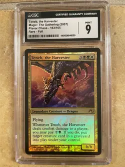 Magic: The Gathering - FOIL Teneb, the Harvester - Planar Chaos - CGC 9 Mint! - Image 1