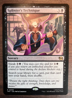 Splinter's Technique NM Eng MTG - MTG TMNT - Teenage Mutant Ninja Turtles - Image 1