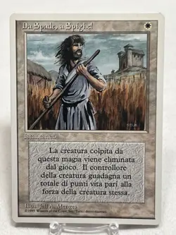 Swords to Plowshares (Italian) - 4th Edition ~LP~ Magic The Gathering MTG - Image 1