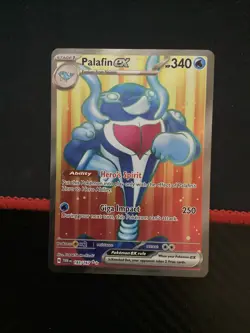 Palafin EX 193/167 Twilight Masquerade Full Art Ultra Rare Pokemon Card NM - Image 1