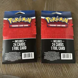 2 Unopened Pokemon 25 Card Packs: With ONE GUARANTEED RARE FOIL CARD IN EACH - Image 2